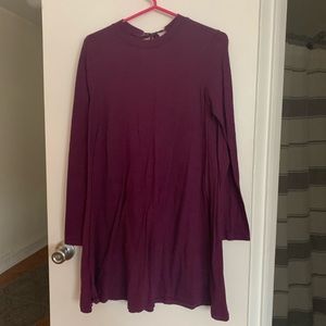 Long sleeve cotton dress